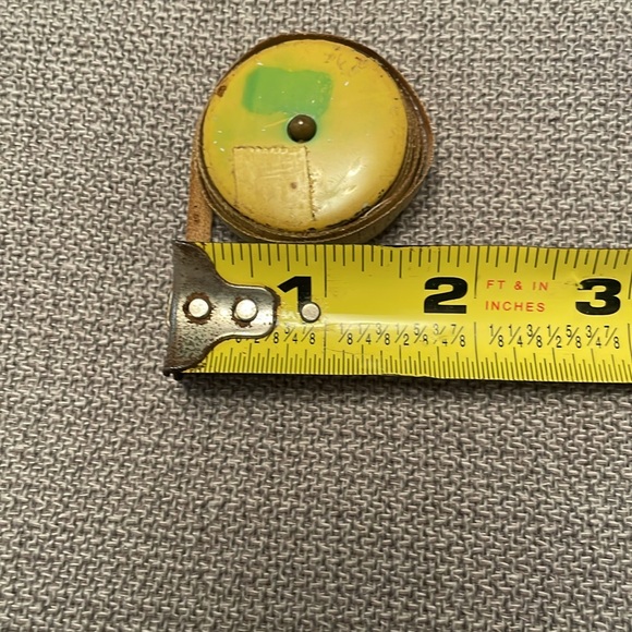 Vintage Metal Tape Measure Measuring Tape Old Cloth Sewing Tape Measure - Picture 5 of 6